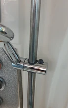 Rail-Bar-Holder Bracket-Replacement Bathroom-Accessories Slide Shower Adjustable Abs-Plastic