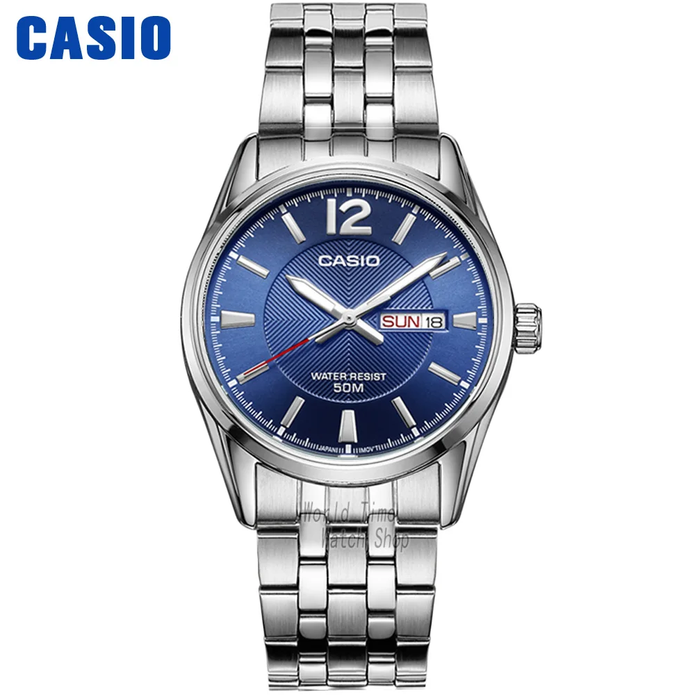 MTP1335D2A Мужские часы Casio Взрыв лучший бренд класса люкс Простой кварцевые часы 50м Водонепроницаемый Светящиеся мужские часы Спортивные военные наручные часы пару часов relogio masculino reloj hombre erkek kol saati montre - Цвет: MTP1335D2A