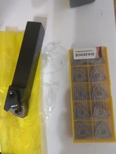 MWLNR1616H08 MWLNR2020K08 MWLNR2525M08 + 10 Uds WNMG080404 WNMG080408 portaherramientas de torneado exterior insertos de carburo de giro insertar