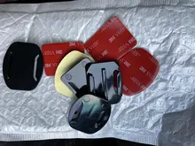 Peeynnt para Gopro accesorios curva plana montaje Set de pegatinas adhesivo 3M para ir Pro Hero 9 8 7 6 5 4 para DBPOWER Yi 4K AKASO EKEN