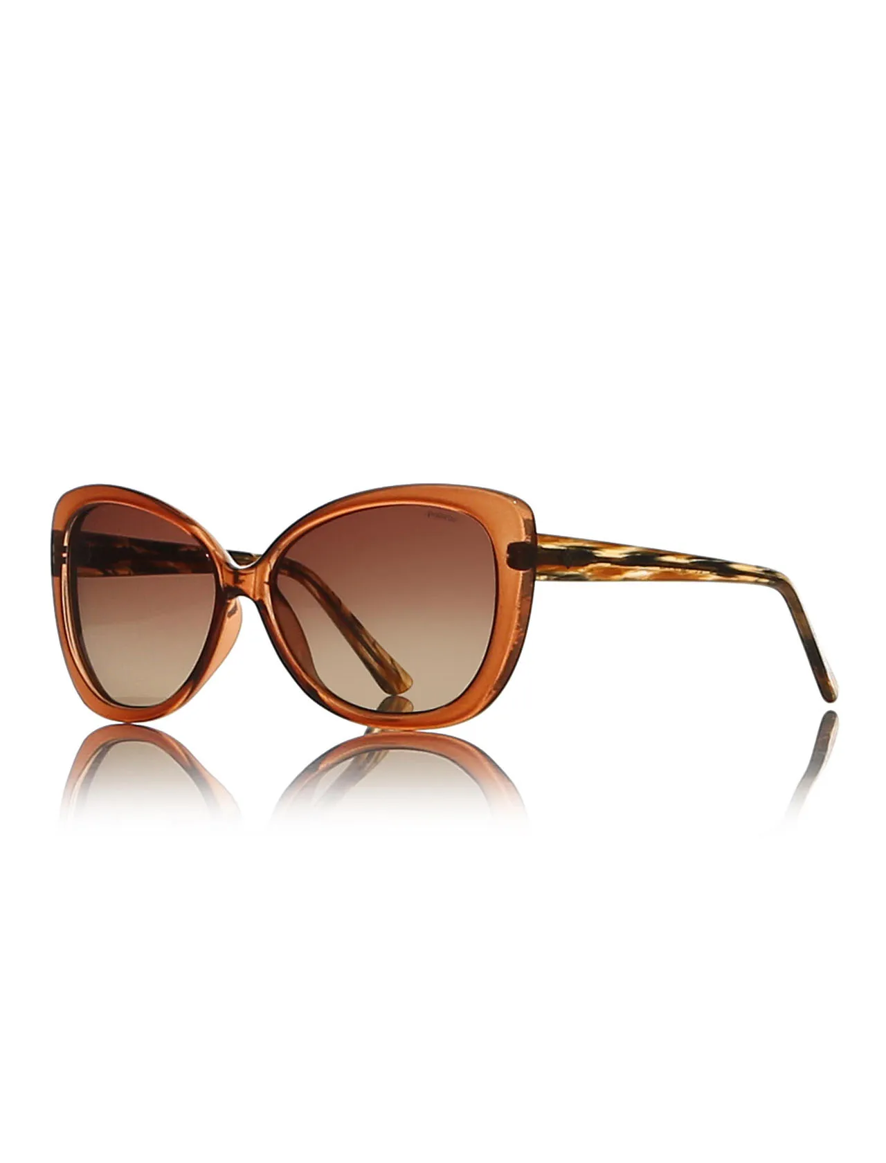 

Women's sunglasses prld f8315 c bone Brown organic oval aval 57-16-140 polaroid