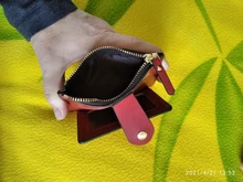 Tarjetero pequeño de cuero delgado con bolsillo para monedas para hombre y mujer, cartera pequeña de moda para tarjetas de identificación, monedero de negocios