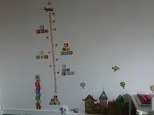 DICOR Cartoon Height Measure Wall Sticker for Kids Rooms Growth Chart Nursery Room Decor