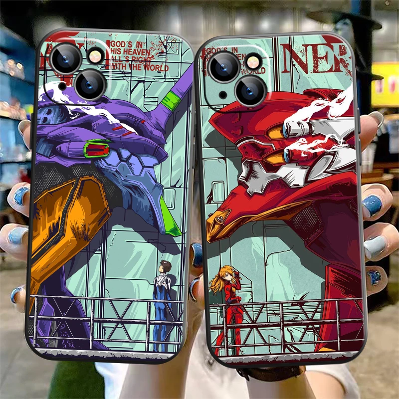 Чехол для телефона Neon Genesis Evangelion EVA iPhone 11 Pro 12 Mini 13 Max SE 2020 X XR XS MAX 8 7 6 6S Plus чехол с