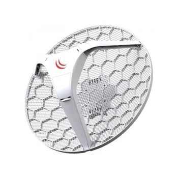 

Configured wireless WiFi bridge up to 12 km. Speed up to 100 Mbit. Mikrotik LHG 5