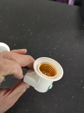 Converter-On/Off Bulb-Lamp Eu-Plug-Holder-Adapter Led-Light-Socket White To E27 for 1PC