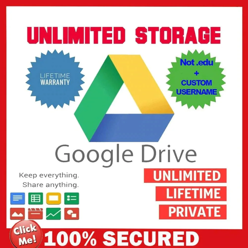 Google drive armazenamento ilimitado com seu gmail pessoal por tempo ilimitado garantia de entrega de 100%-produto original
