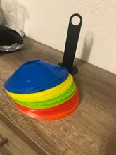 Disc-Cone-Set Plastic-Stand-Holder Game-Disc Football-Ball Soccer Training-Space Agility