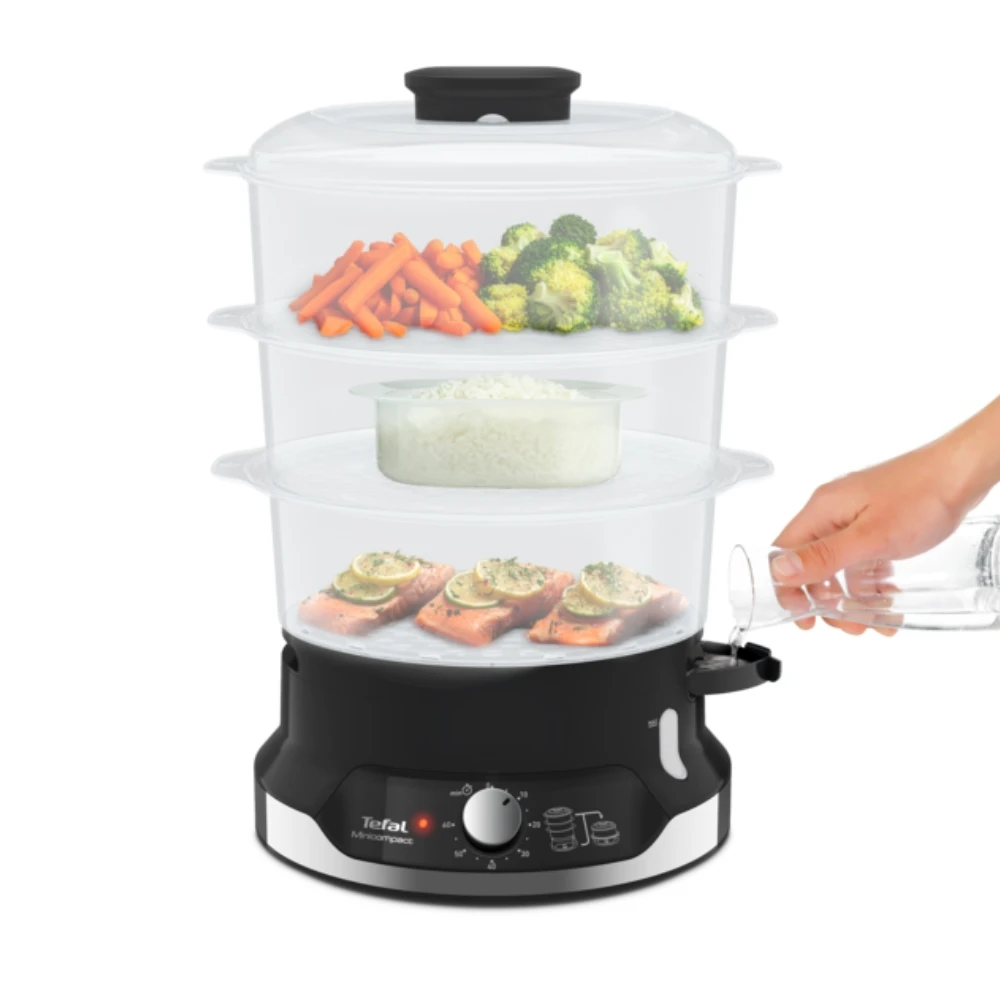 Steamer Tefal ultracompact vc204810, 800 W Home appliances Kitchen Rice  cooker electric|Electric Food Steamers| - AliExpress