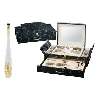 

Table set of 72 items in a wooden suitcase Zep Royal zp-525 Gisela