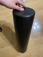 ROEGADYN EPP-Rodillo de espuma para Pilates, rodillo negro de espuma para Yoga, 30/45/60CM, equipo de ejercicio, rodillo de masaje corporal para mujeres/hombres