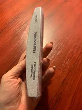 5 unids/lote de archivo 100/180 tope de lijado de manicura pedicura pulido polaco PP o de madera profesional archivos herramienta Grey barco