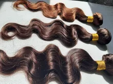 Extensiones de pelo ondulado brasileño, Color negro Natural, 100%, extensión de cabello humano, mechones de 10 a 30 pulgadas, tejido de cabello Remy