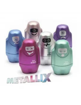 

ERASER AND SHARPENER BRAND SCRIPTUMM COLOR ROSE GOLD MODEL SERVE E-BOT