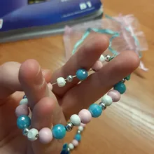 Pulsera de madera con perlas de imitación Multicolor de 12 estilos para niños, pulsera de moda para niñas, proveedor de decoración de joyería