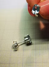 JewelryPalace-anillo de compromiso plata de primera ley y Topacio azul para mujer, sortija, plata esterlina 925, piedra preciosa, 925 anillos de plata esterlina solitario