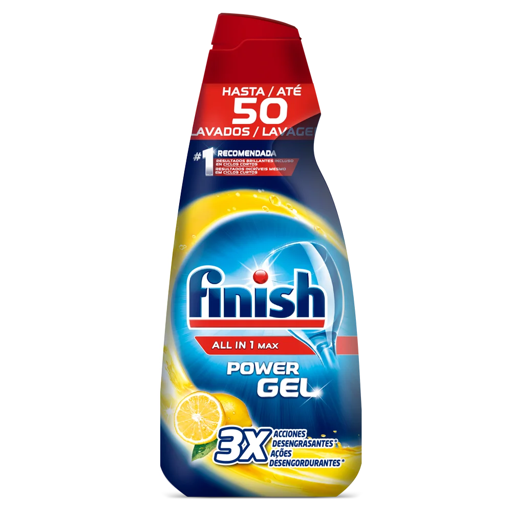 Finish Gel para Lavavajillas Pack-5x Finish Gel Aio Lemon 50D-lavapatillos