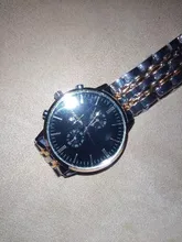 ORLANDO-reloj de cuarzo para hombre, cronógrafo de pulsera de acero inoxidable chapado en oro y plata, a la moda, nuevo, envío directo