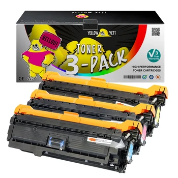 

3pcs 723 250 CE250A Toner Cartridge Compatible for HP Colour LaserJet CP3525N CP3525X CM3530FS CM3530 CP3520 Printer