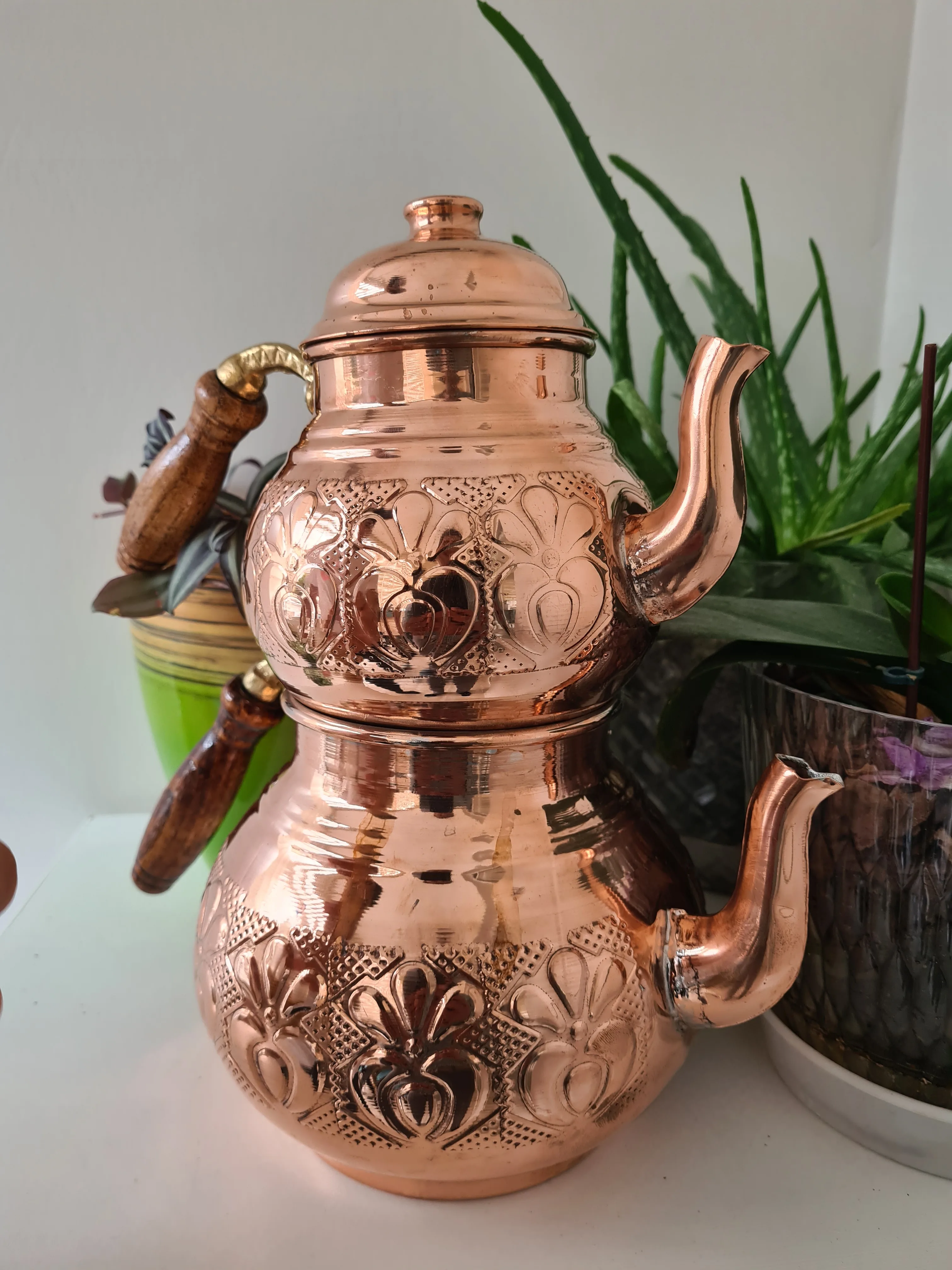 Théière Marocaine CUIVRE 100% artisanat du maroc