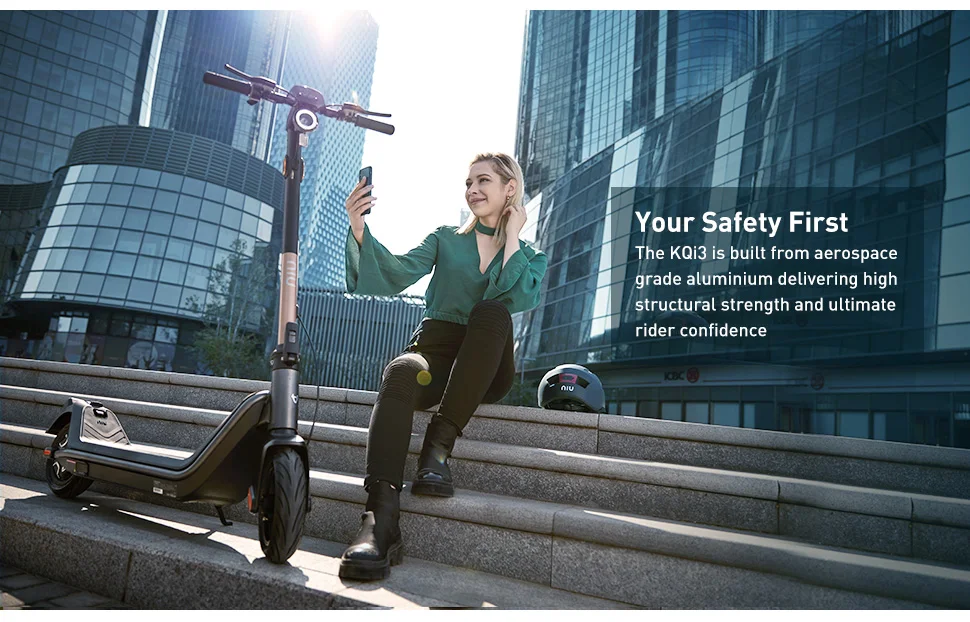 NIU KQi3 Pro Electric Kick Scooter for Adults 31 Mile Range 20MPH Max