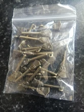 20 piezas de dijes de escoba de Beson 27x20mm de bronce tibetano de Color plata colgantes de joyería antigua hechas a mano para hacer manualidades DIY