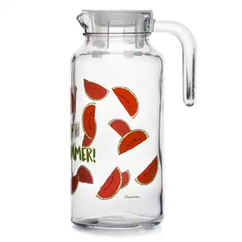 

Jug 1300 ml with prozr. Plastic lid (P. 28902) watermelon jangle