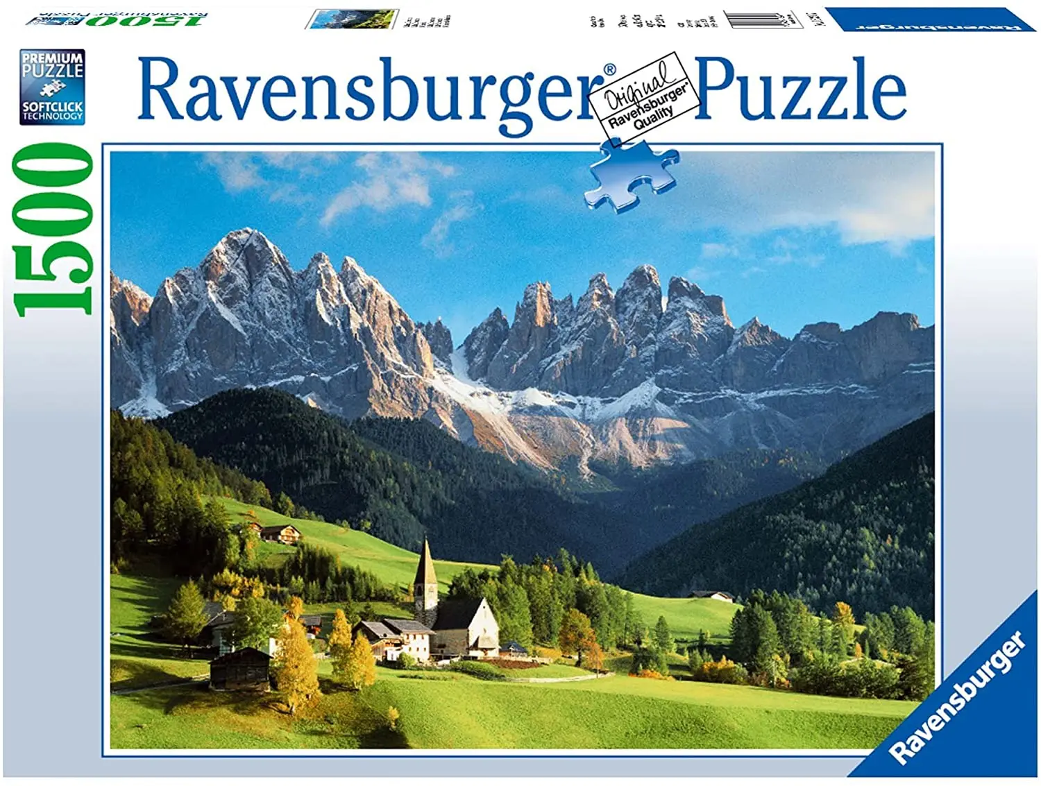 Kleren zwak Belofte Ravensburger 16269 Puzzel 1500 Pcs. Dolomiti 'S View|null| - AliExpress