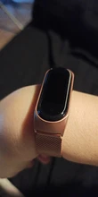 Pulsera de Metal para Xiaomi Mi Band 3, 4, 5, 6, sin tornillo, de acero inoxidable