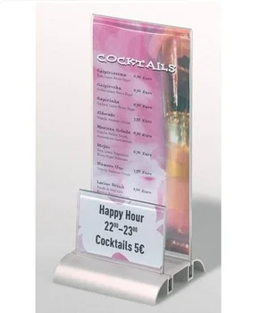 

Table information plate 1/3 A4 transparent