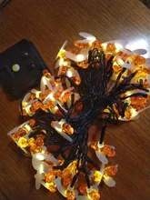 Fairy-Light Fence Led-String Patio Solar-Powered Christmas Honey Outdoor Garden 20leds