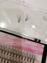 1 caja de 60 extensiones de pestañas 10 mechones de pestañas postizas, pestañas postizas a mano, pestañas al por mayor, envío gratis