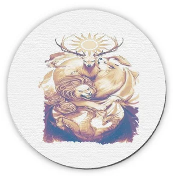 

ROUND ANIMAL MYTHOLOGICAL mousepad raton