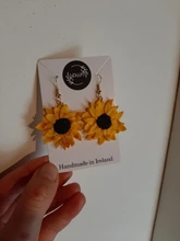 Soporte de exhibición para pendientes, caja de embalaje de cartas con logotipo personalizado, Color marrón, blanco y negro, de papel Kraft, 4 tamaños, 100 Uds.