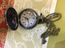 Pocketwatch Vintage de bronce para hombres y niños, colgante de reloj de bolsillo de cuarzo con tema de campana, ACDC, regalos