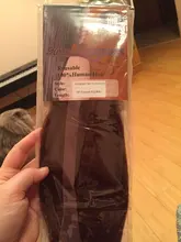 Chocolate-Cinta de cabello Remy de 16 -18, 60g, brasileña, 100%, extensiones de cabello humano, cola de caballo