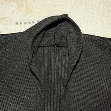 Suéter de punto largo para hombre, chaqueta de Color sólido, otoño