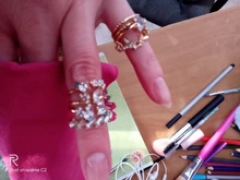 IPARAM-Conjunto de anillos de unión para mujer, de cristal geométrico, dorado, Vintage, bohemio, luna y estrella, diseño de personalidad, conjunto de anillos, regalo de joyas de fiesta