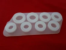 8 Uds molde de silicona de anillo de tamaños surtidos para joyería de resina molde de fundición de resina tamaño de EE. UU. 5-12