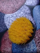 Kit de cepillo de taladro eléctrico, cepillo de limpieza redondo de plástico para alfombras de vidrio, neumáticos de coche, brochas de nailon, taladro limpiador eléctrico