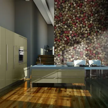 

Wall mural-mosaic colorful pepper-300x231 cm