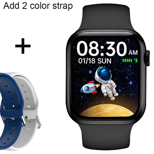 Smart Watch Men Women Smartwatch Wireless Charging Dial Calls DIY Face Heart Rate Body Temperature Monitor Fitness Bracelet