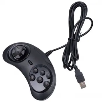 

Black Controller Sega Megadrive-Genesis Style Pc Usb Controller for Pc and Mac