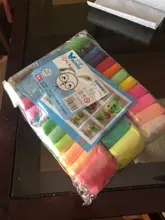 Toys Plasticine Light-Clay Safe Air-Dry-Polymer DIY 36-Color Kids Children Educational