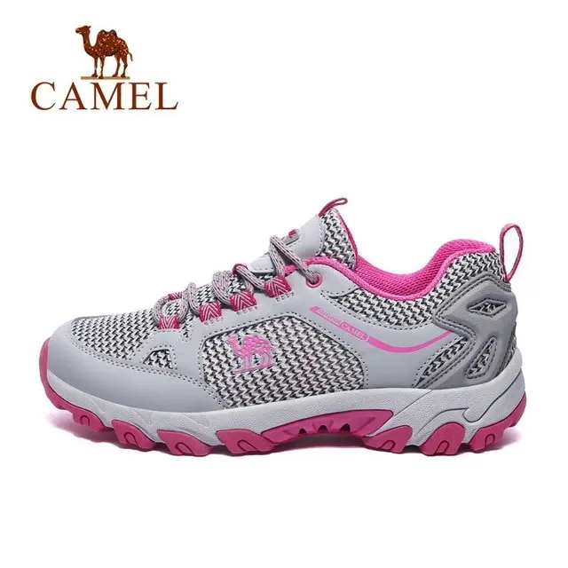CAMEL/Женская обувь для пеших прогулок, нескользящая, амортизирующая, устойчивая к скалолазанию, дышащая - Цвет: A81330639 Gray