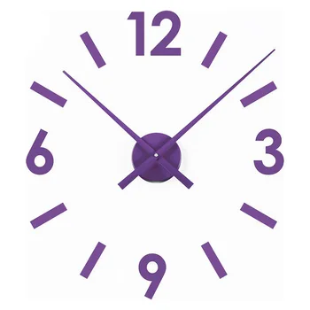 

Wall Clock polypropylene Purple