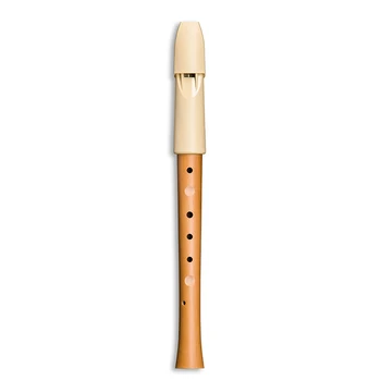 

1095beige prima Penta блокфлейта pentatonika, beige plastic/Wood, Mollenhauer
