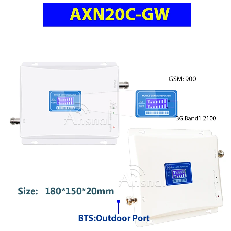Amplifier 4G 900 2100Mhz Dual-Band Cellphone