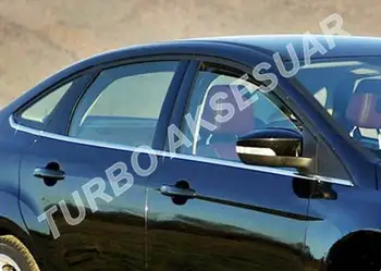 

Ford Focus 3 Sedan Chrome Window Frame Trim 8 Prç (2011 and Above)