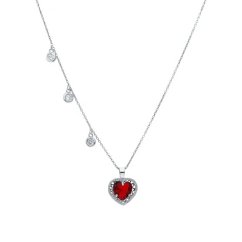 

Silver necklace with cubic zirconia sunlight sample 925